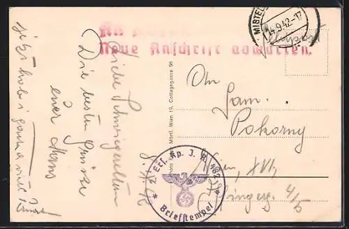 AK Mistelbach /Nd., Bezirkskrankenhaus mit Villenviertel