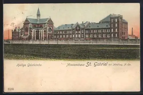 AK Mödling, Missionshaus St. Gabriel, Heilige Geistkirche