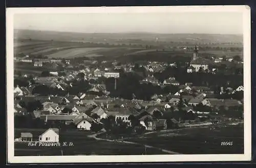 AK Bad Pirawarth /N. D., Blick auf Ort und Umgebung