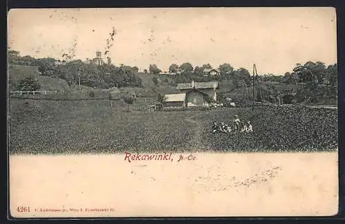 AK Rekawinkel /N.-Oe., Kinder auf einem Feld