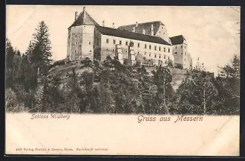AK Messern, Blick auf Schloss Wildberg