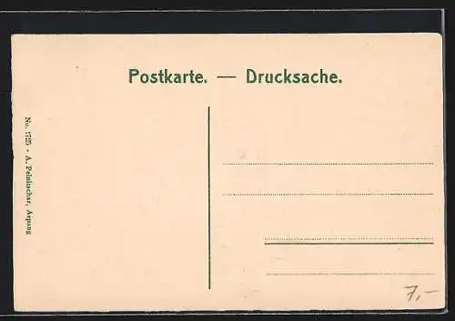 AK Mönichkirchen, Der untere Ortsteil mit Hotel Lang im Winter