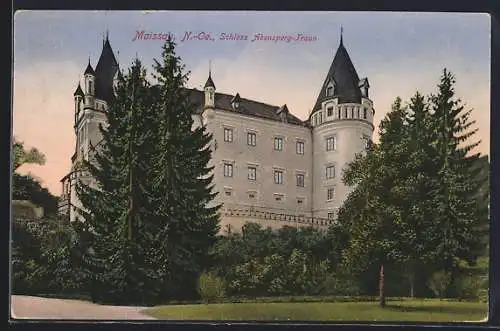 AK Maissau /n.-Oe., Schloss Abensperg-Traun mit Anlagen