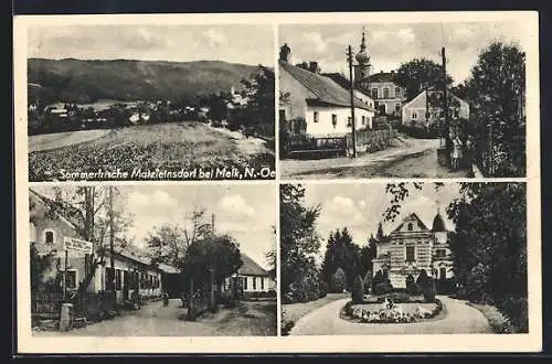 AK Matzleinsdorf bei Melk, verschiedene Ortspartien