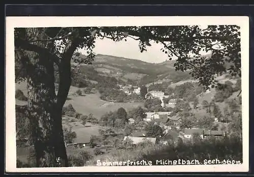 AK Michelbach, Totalansicht vom Berg aus