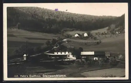 AK Steinwandklamm, Joh. Hahn`s Gasthaus