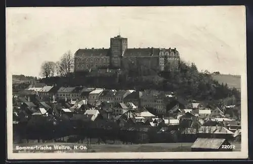 AK Weitra, Blick auf das Schloss