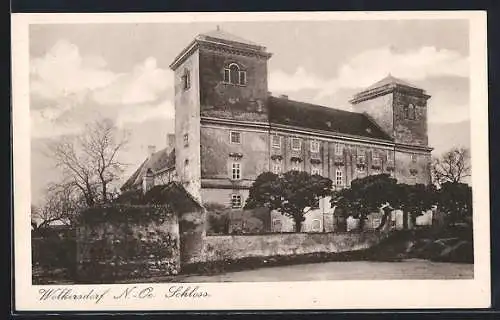 AK Wolkersdorf /N.-Oe., Partie am Schloss