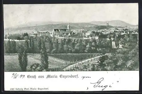 AK Maria Enzersdorf, Ortspanorama