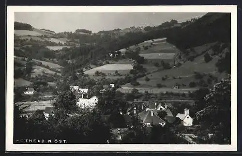 AK Eschenau /N.-Öst., Rotheau aus der Vogelschau