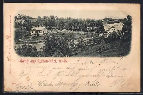 AK Rekawinkel /N.-Oe., Teilansicht aus der Vogelschau