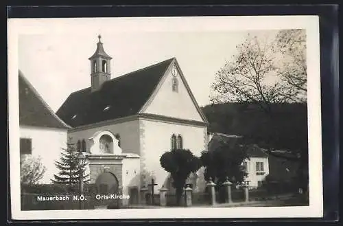 AK Mauerbach, Orts-Kirche