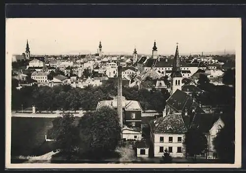 AK St. Pölten /N.-D., Teilansicht aus der Vogelschau