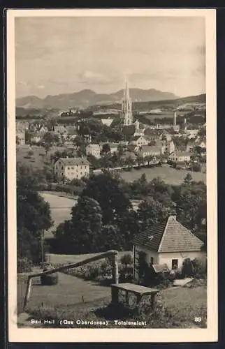 AK Bad Hall, Totalansicht der Ortschaft
