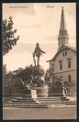 AK Steyr, Partie am Werndl-Denkmal