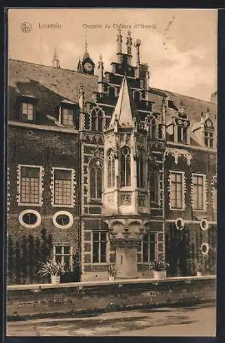 AK Louvain, chapelle du Château d`Héverlé