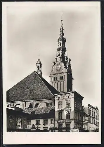 AK Elbing / Elblag, Nikolaikirche, Turm