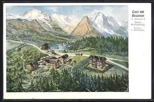 AK Riessersee, Ortsansicht