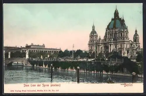 AK Berlin, Dom von der Spree aus gesehen