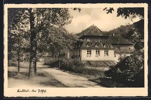 AK Karlsbad, Der Posthof