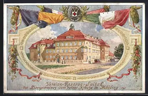 AK Mödling, Vereins-Reserve-Spital des Zweigvereins vom Roten Kreuz