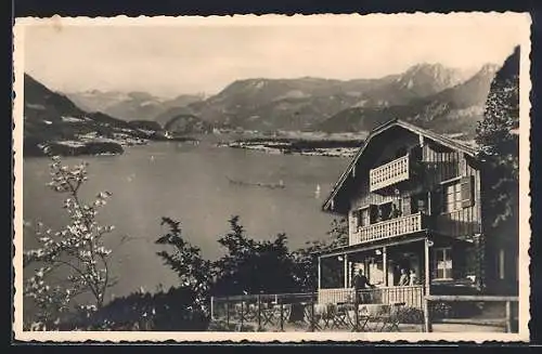 AK St. Gilgen am Wolfgangsee, Alpengasthaus Weisswand