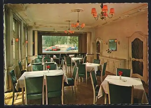 AK Lindenberg / Allgäu, Waldseehotel, Innenansicht