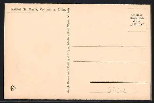 AK Volkach, Das Institut St. Maria