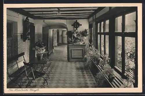 AK Volkach a. Main, Institut St. Maria, im Friedrichs-Gängle