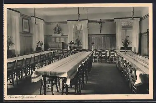 AK Volkach, Institut St. Maria, Grosser Speisesaal