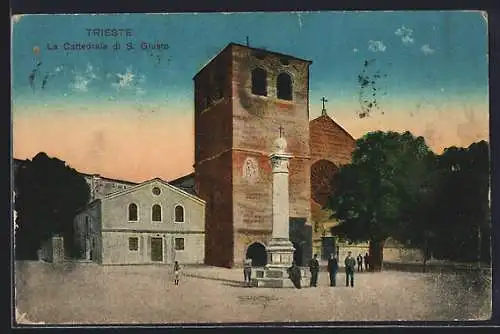 AK Trieste / Triest, La Cattedrale di S. Giusto