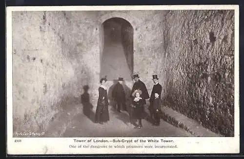 AK London, Tower of London - Sub-Crypt of the White Tower, Verliess