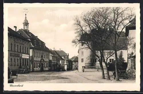 AK Wiesentheid, Strassenpartie an der Brauerei zum Stern