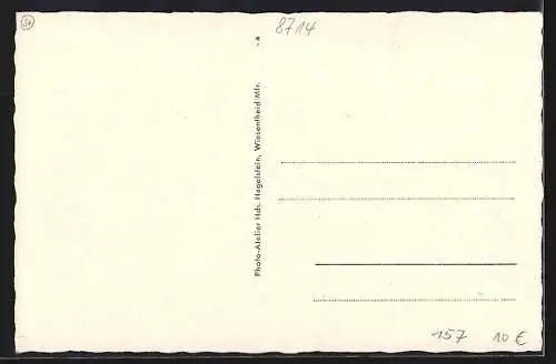 AK Wiesentheid, Strassenpartie an der Brauerei zum Stern