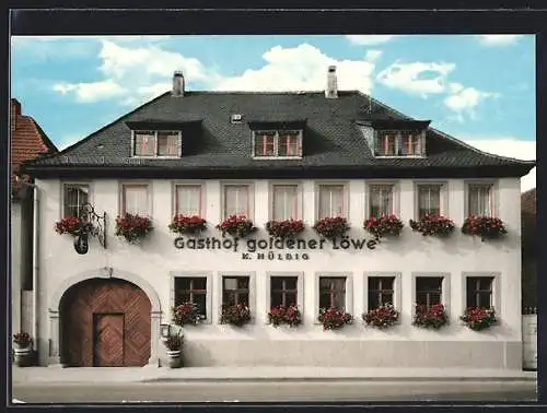 AK Mainstockheim, Gasthof goldener Löwe