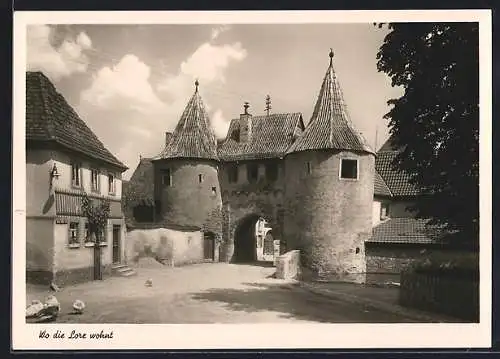 AK Prichsenstadt, Blick auf altes Tor