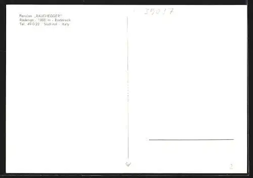 AK Rodeneck, Hotel-Pension Rauchegger