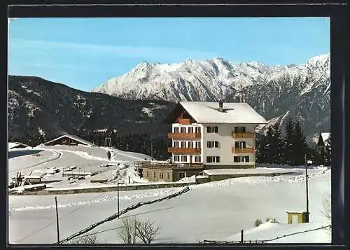 AK Hafling, Pension-Restaurant Sonnenheim im Schnee, Bes. Fam. Plank