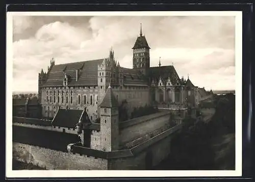 AK Marienburg, Südostansicht der Burg