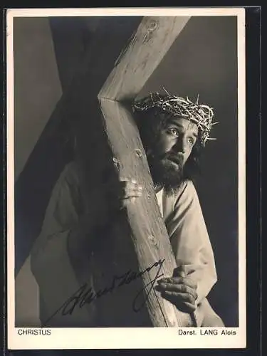 AK Oberammergau, Passionsspiele 1934, Jesusdarsteller Alois Lang