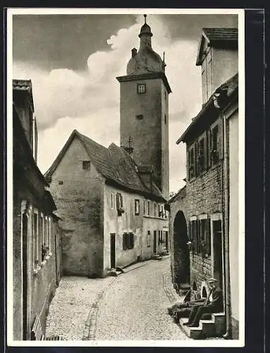 AK Volkach, am Krackenturm