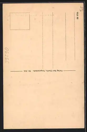 AK Tangermünde, Kapitelturm und Kaiser Karl-Denkmal