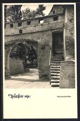 AK Iphofen / Mfr., am Torbogen