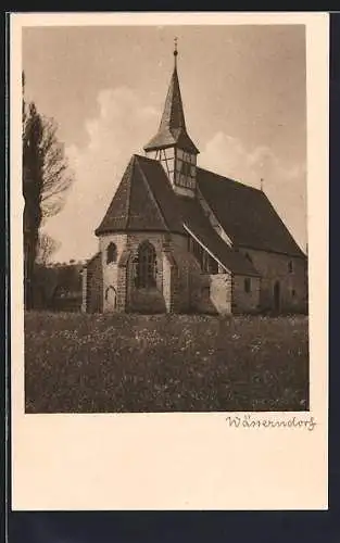 AK Wässerndorf, Ansicht der Kapelle