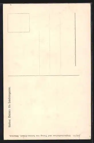 AK Bozen, In der Laubengasse