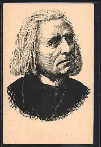 AK Portrait von Frantisek Liszt, Komponist