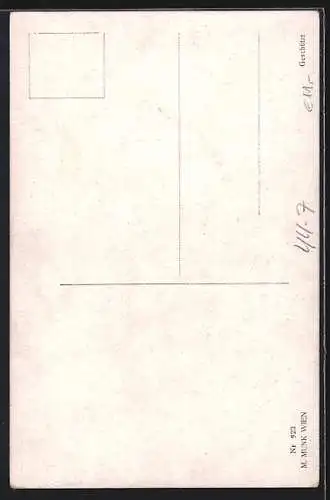Künstler-AK M. Munk Nr. 923: Erster Kummer