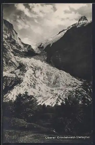 AK Blick auf den Oberer Grindelwald-Gletscher
