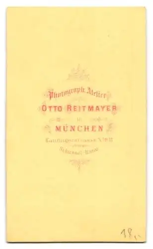 Fotografie Otto Reitmayer, München, Kaufingerstrasse 9, Portrait eines jungen Mannes