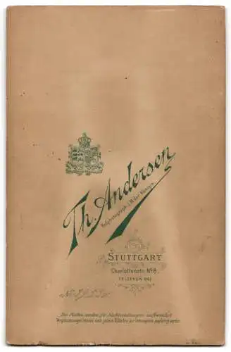 Fotografie Th. Andersen, Stuttgart, Charlottenstr. 8, Porträt eines Paares